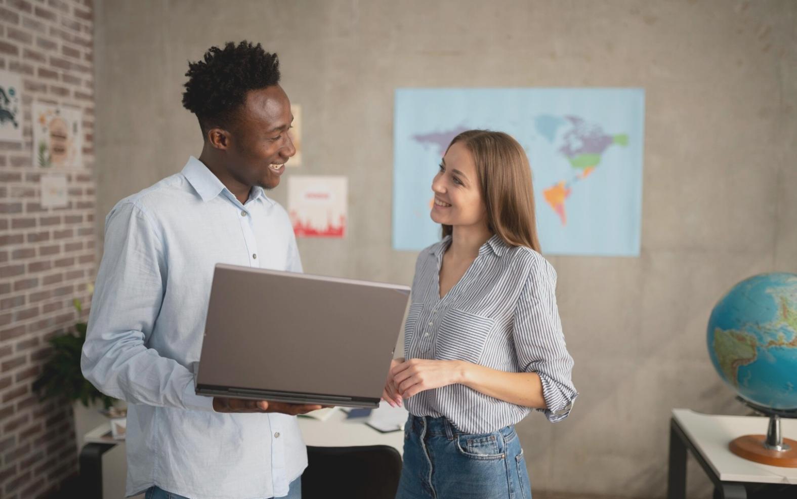 Business finance learning environment with engaged participants