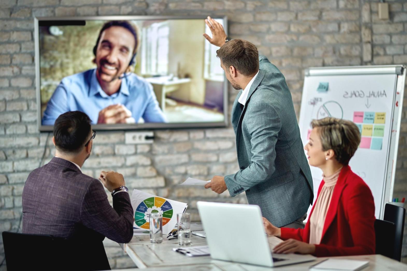 Business strategy planning session with financial documents and charts